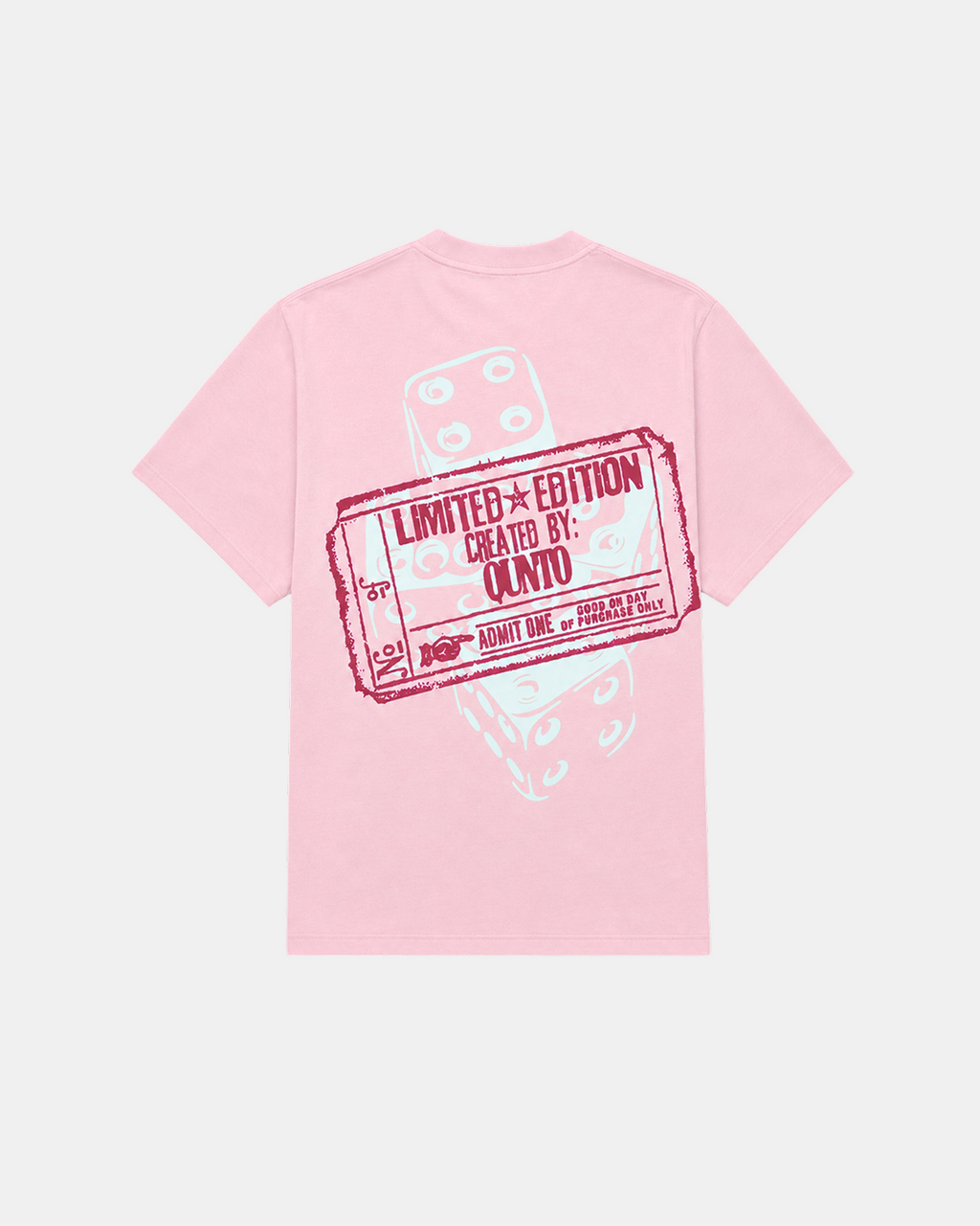 Casino Ticket T-Shirt / Pink