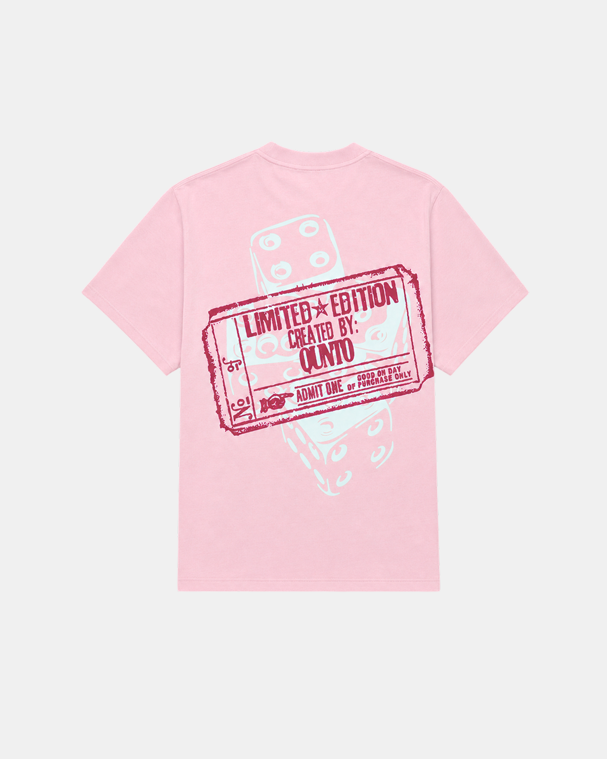 Casino Ticket T-Shirt / Pink