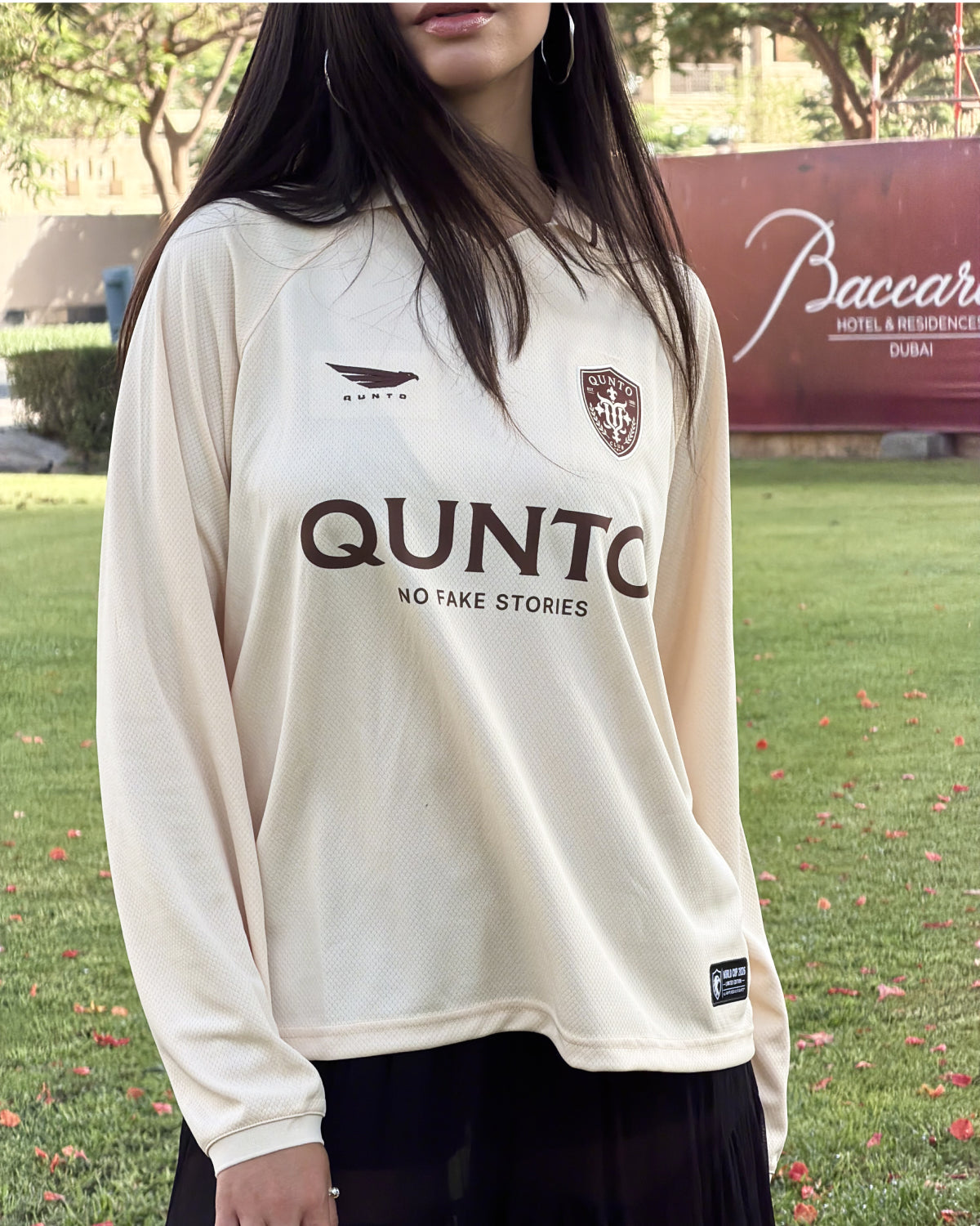 QUNTO Jersey Long Sleeve Cream