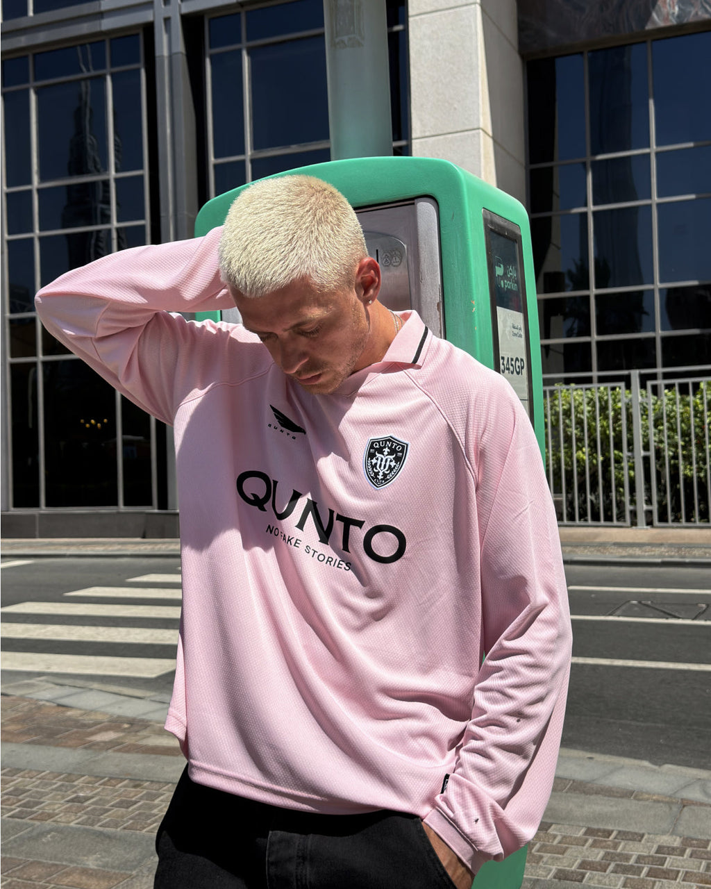 QUNTO Jersey Long Sleeve Pink