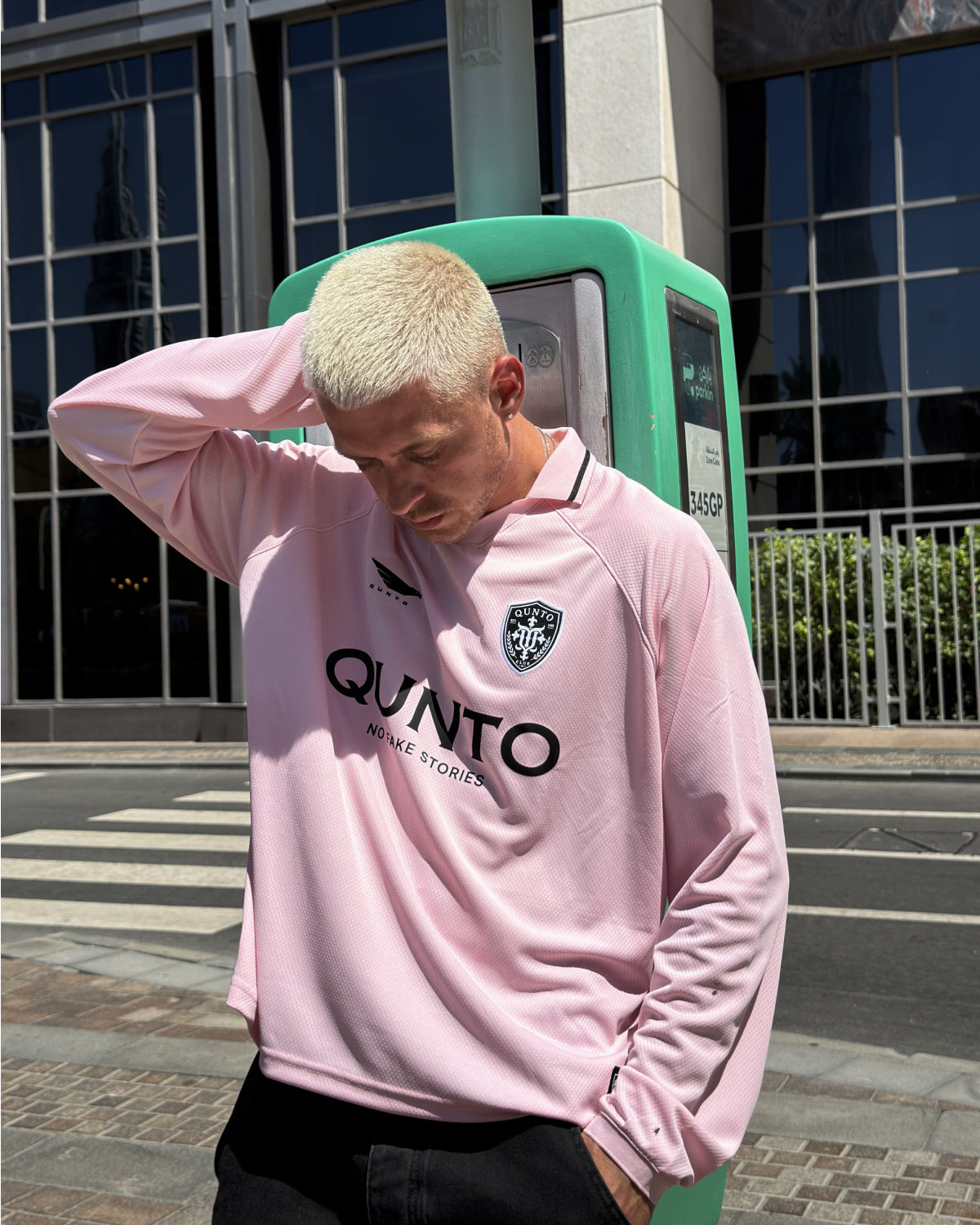 QUNTO Jersey Long Sleeve Pink