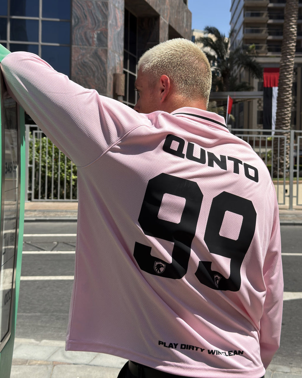 QUNTO Jersey Long Sleeve Pink