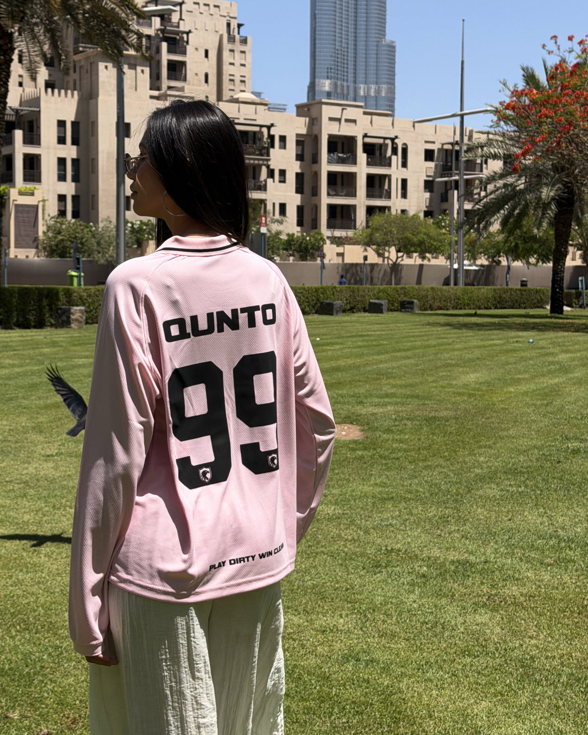 QUNTO Jersey Long Sleeve Pink
