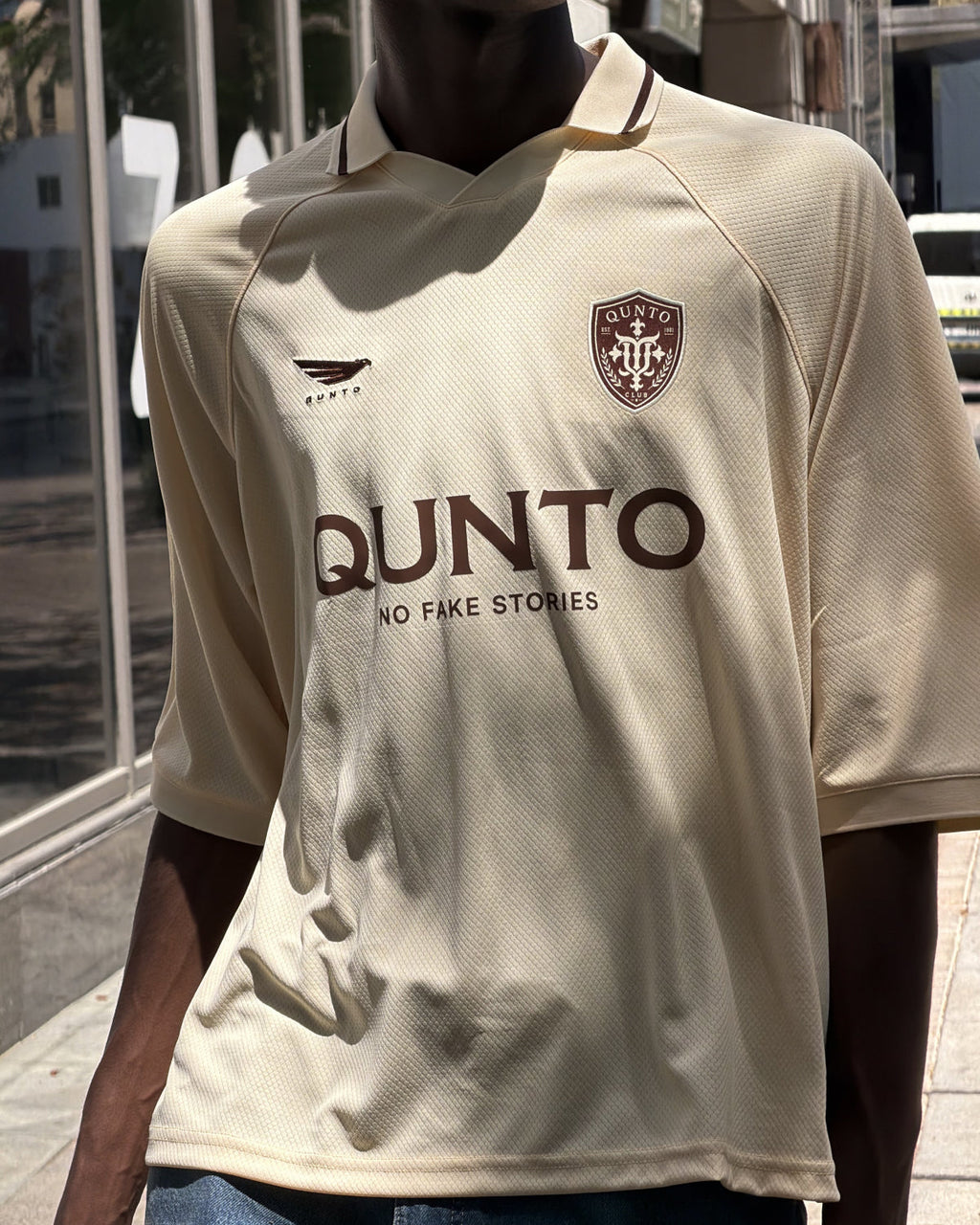 QUNTO Jersey Short Sleeve Cream