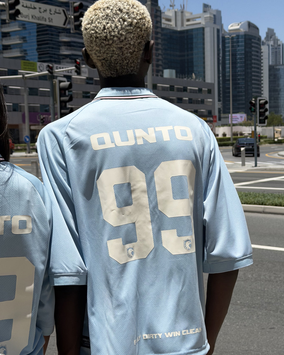 QUNTO Jersey Short Sleeve Baby Blue