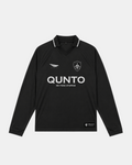 QUNTO Jersey Long Sleeve Black & Silver