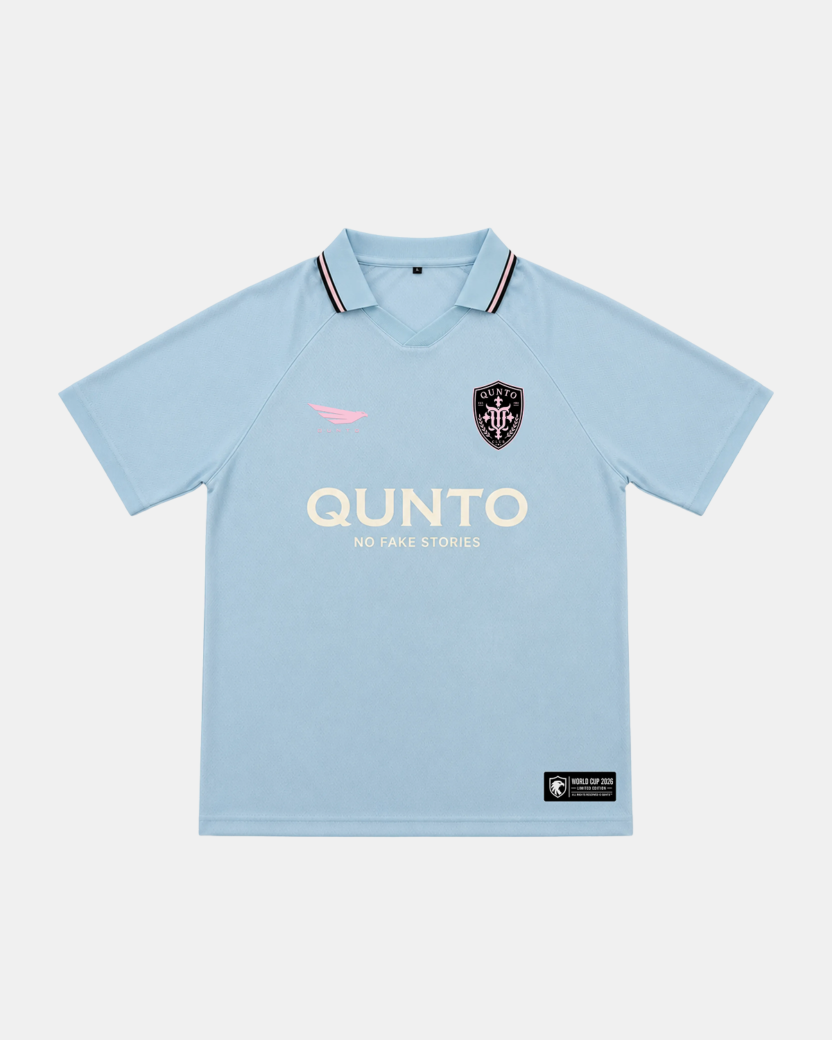 QUNTO Jersey Short Sleeve Baby Blue