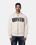 CLASSIC ZIPPER HOODIE CREAM