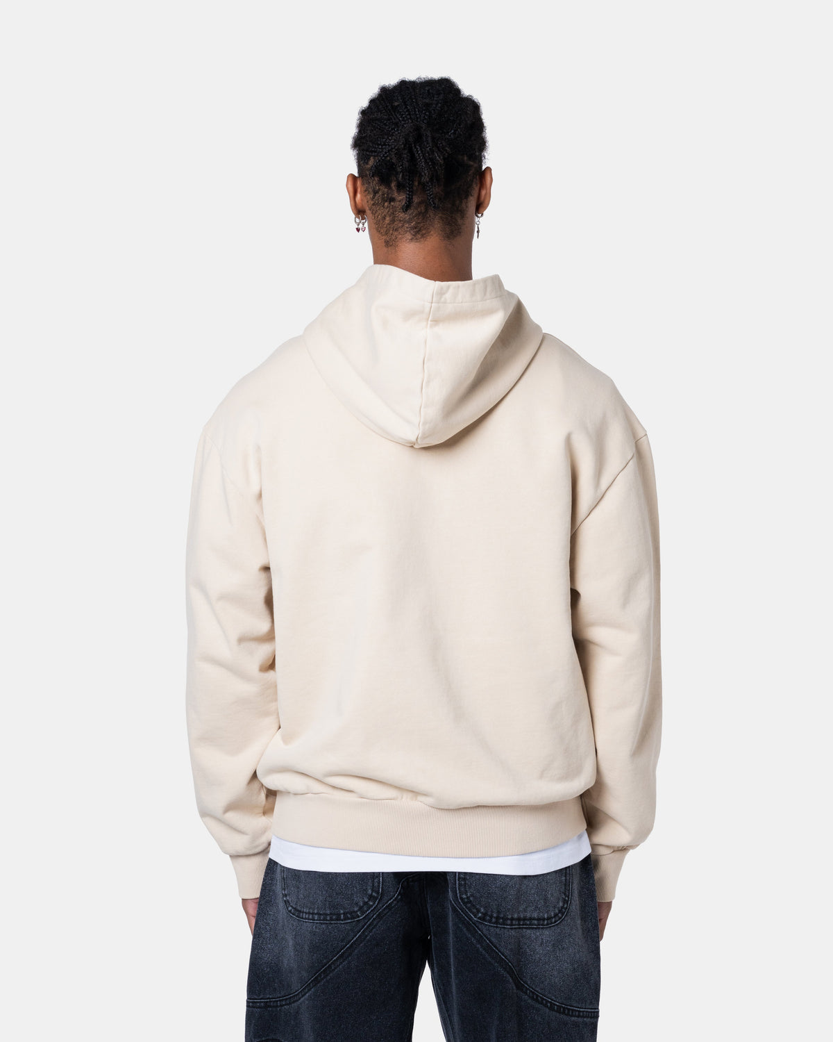 CLASSIC ZIPPER HOODIE CREAM