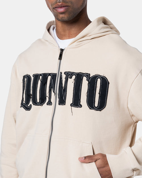 CLASSIC ZIPPER HOODIE CREAM