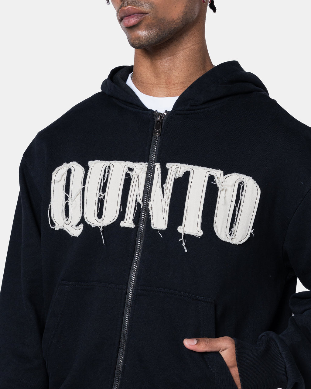 CLASSIC ZIPPER HOODIE BLACK