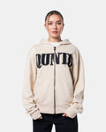 CLASSIC ZIPPER HOODIE CREAM