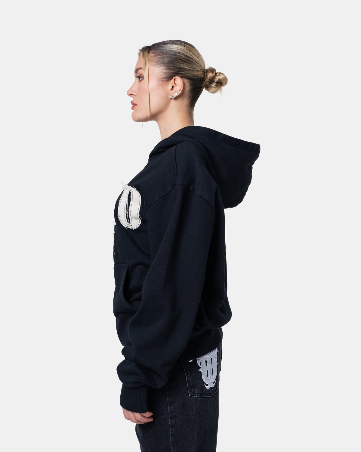 CLASSIC ZIPPER HOODIE BLACK