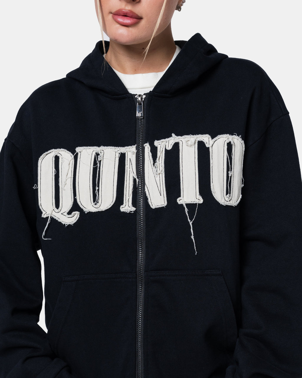 CLASSIC ZIPPER HOODIE BLACK
