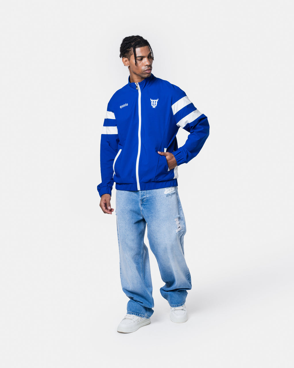 VINTAGE WINDBREAKER BLUE