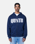 CLASSIC ZIPPER HOODIE BLUE