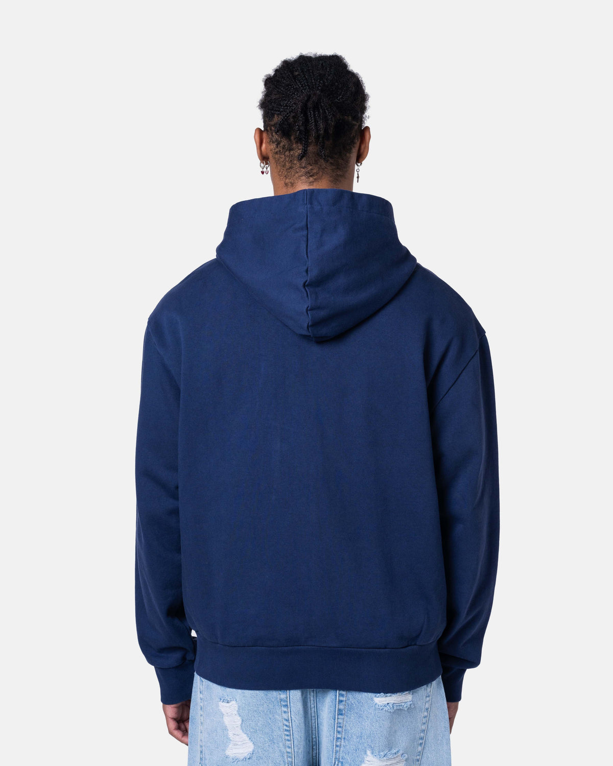 CLASSIC ZIPPER HOODIE BLUE