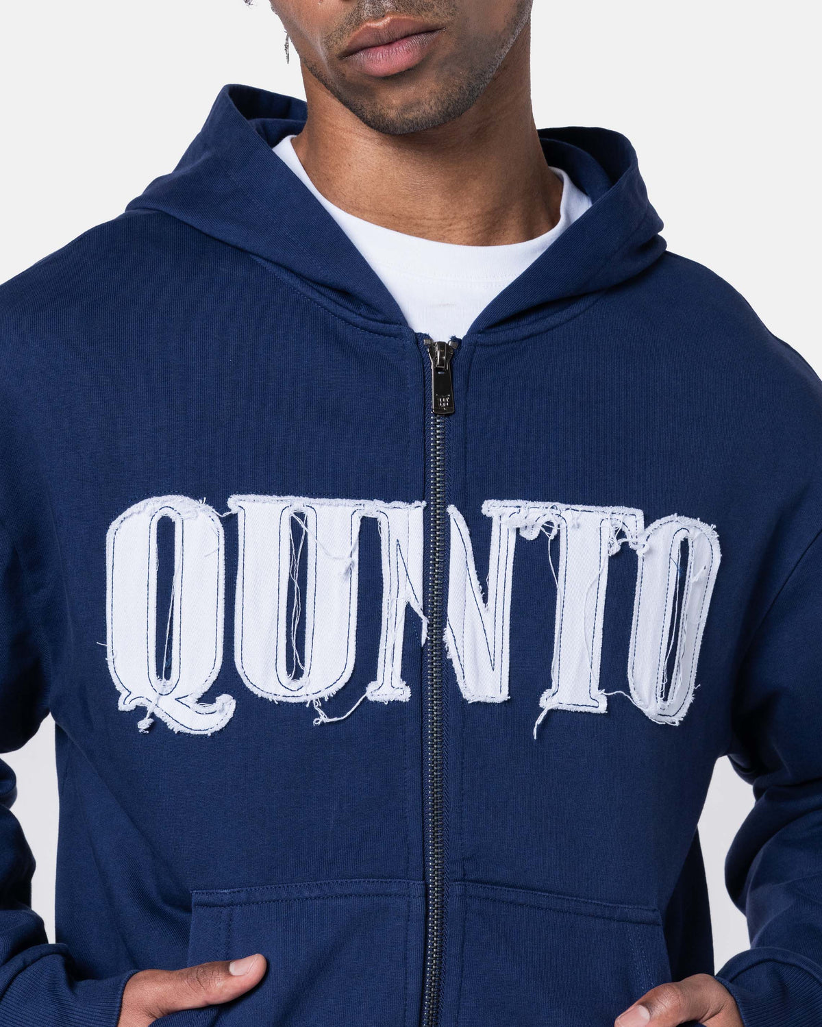 CLASSIC ZIPPER HOODIE BLUE