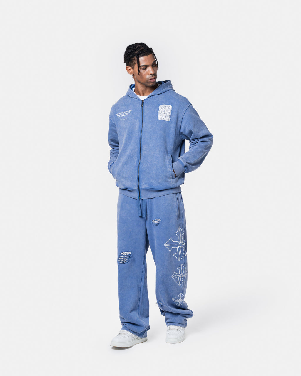 DESTROY PANTS BLUE