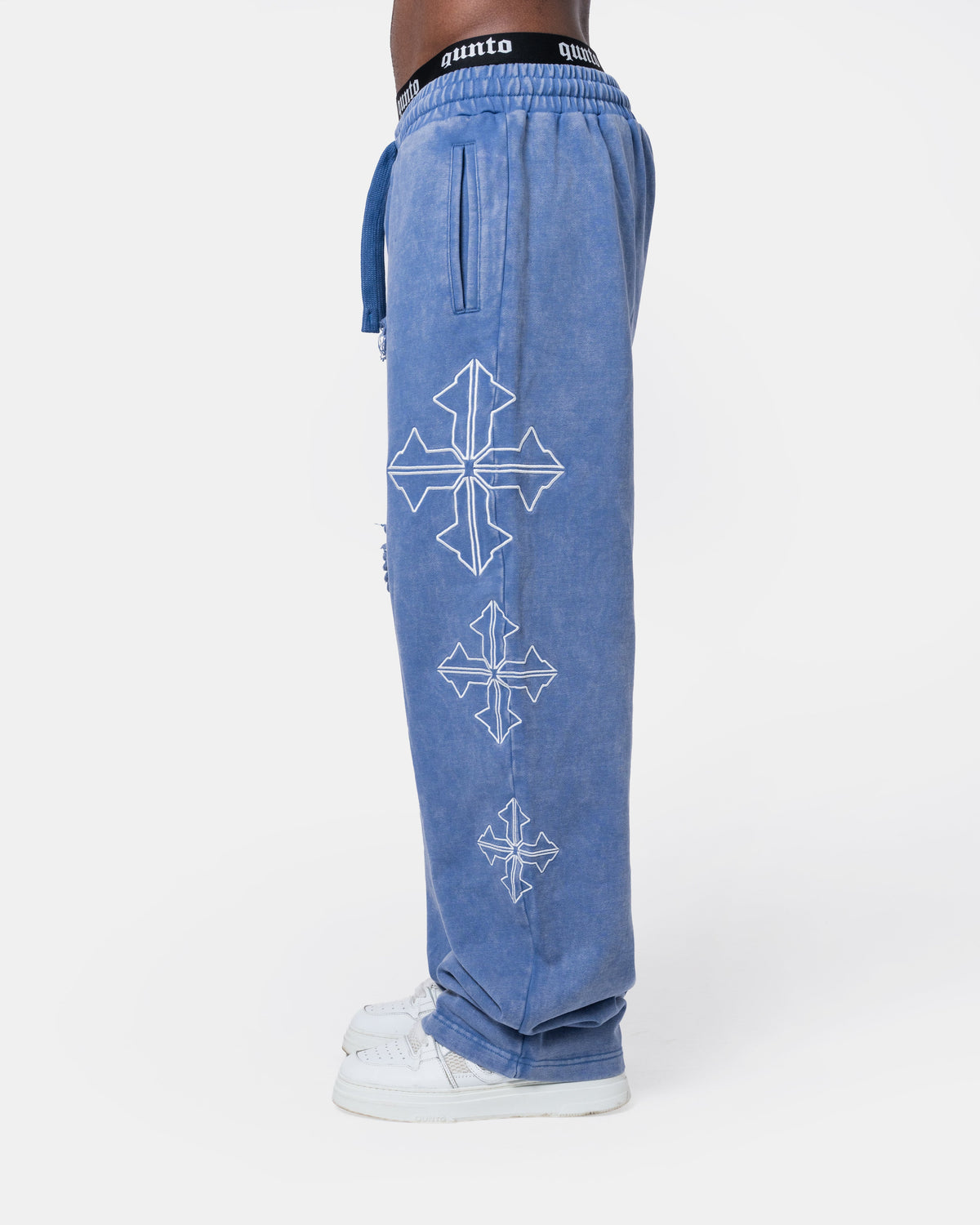 DESTROY PANTS BLUE