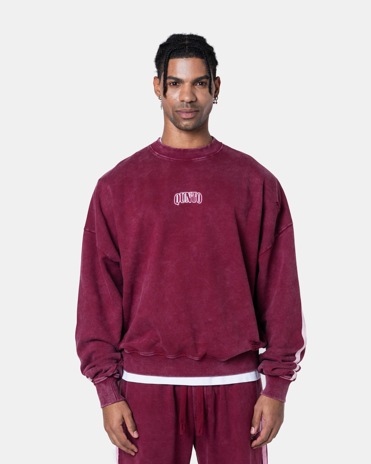PIPES SWEATER RED