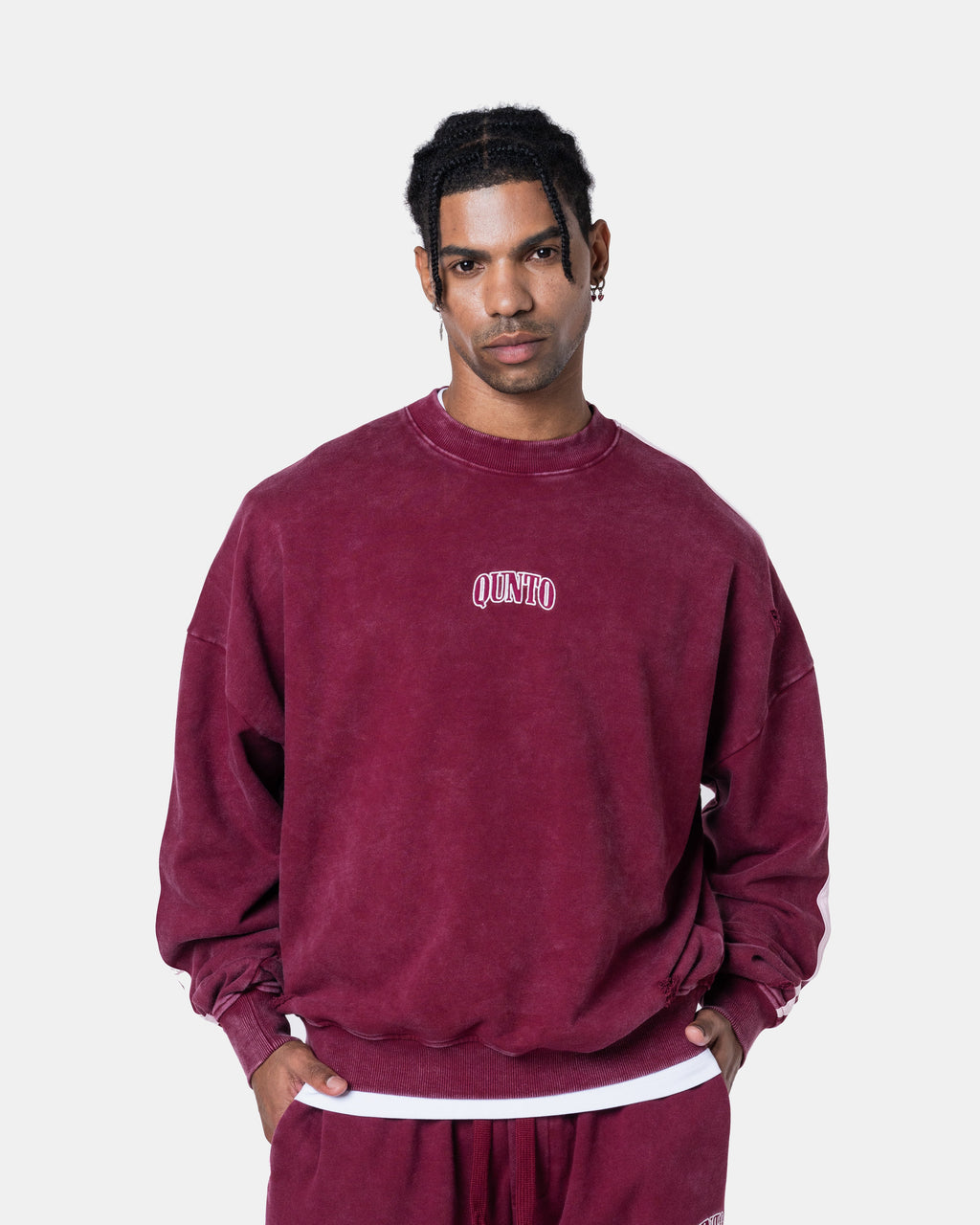 PIPES SWEATER RED
