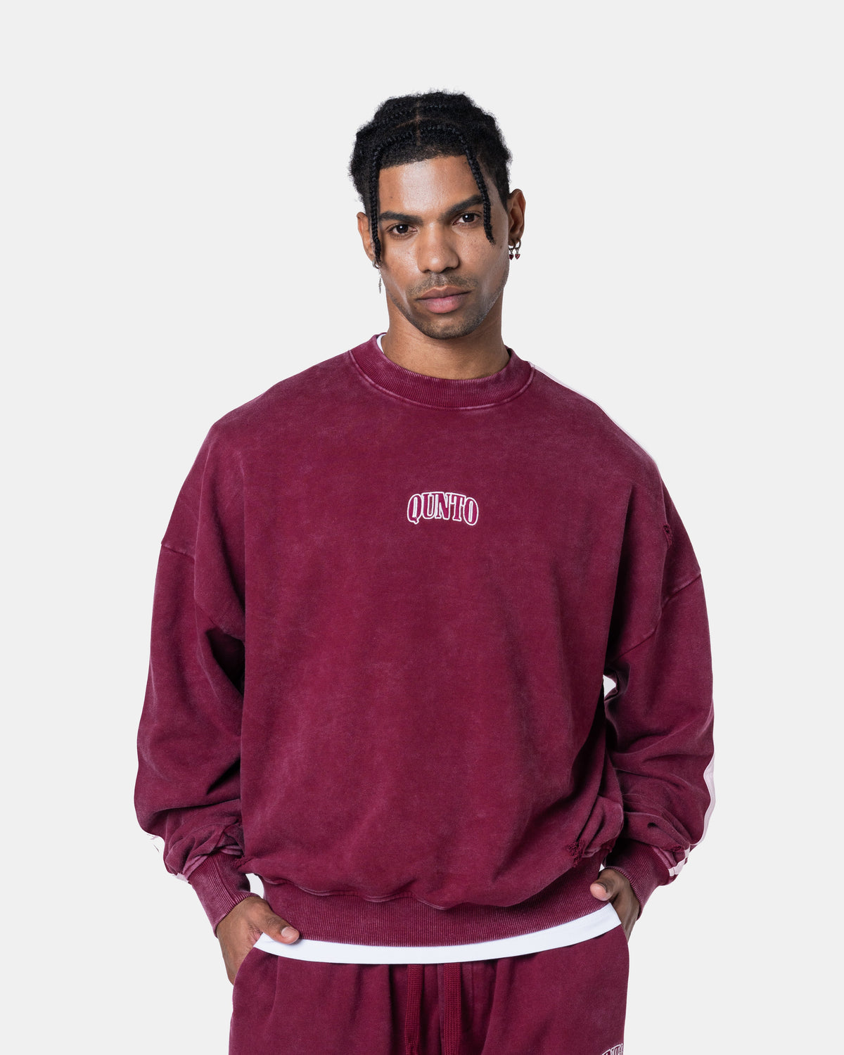 PIPES SWEATER RED