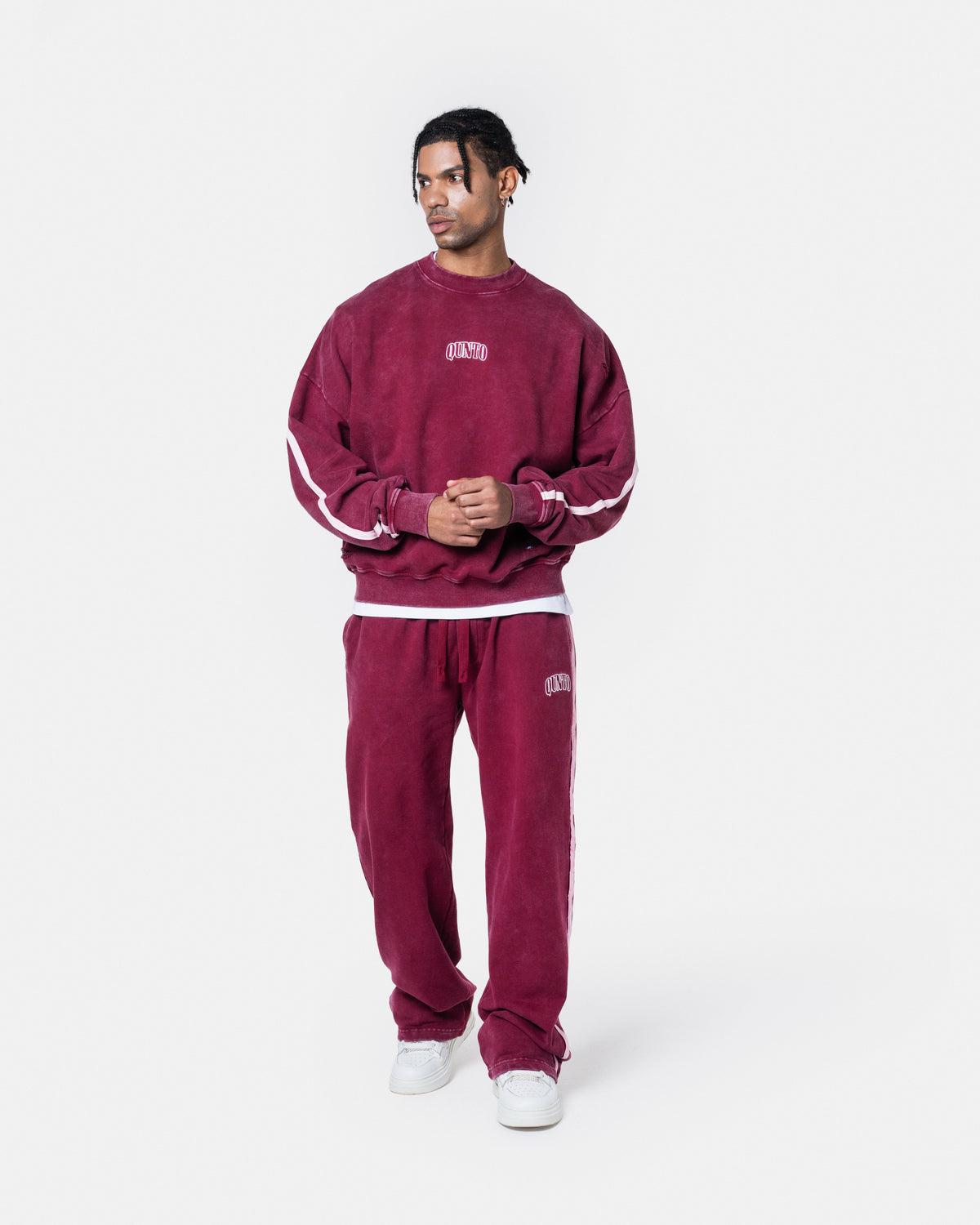 PIPES SWEATER RED
