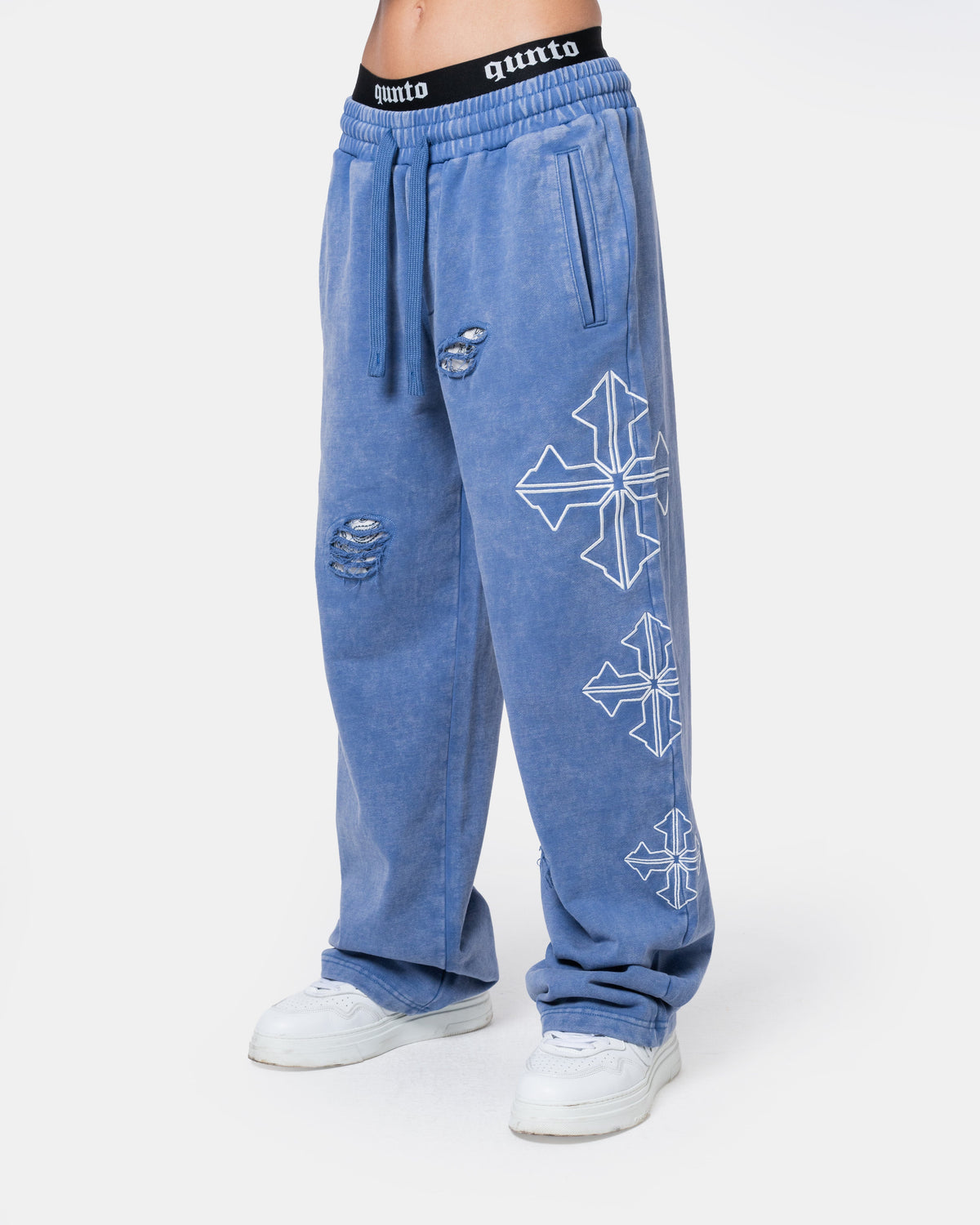 DESTROY PANTS BLUE