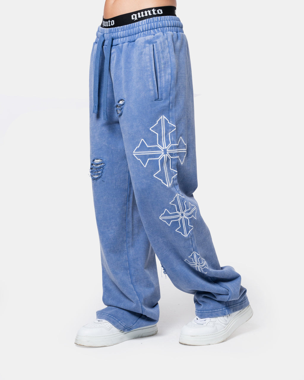 DESTROY PANTS BLUE