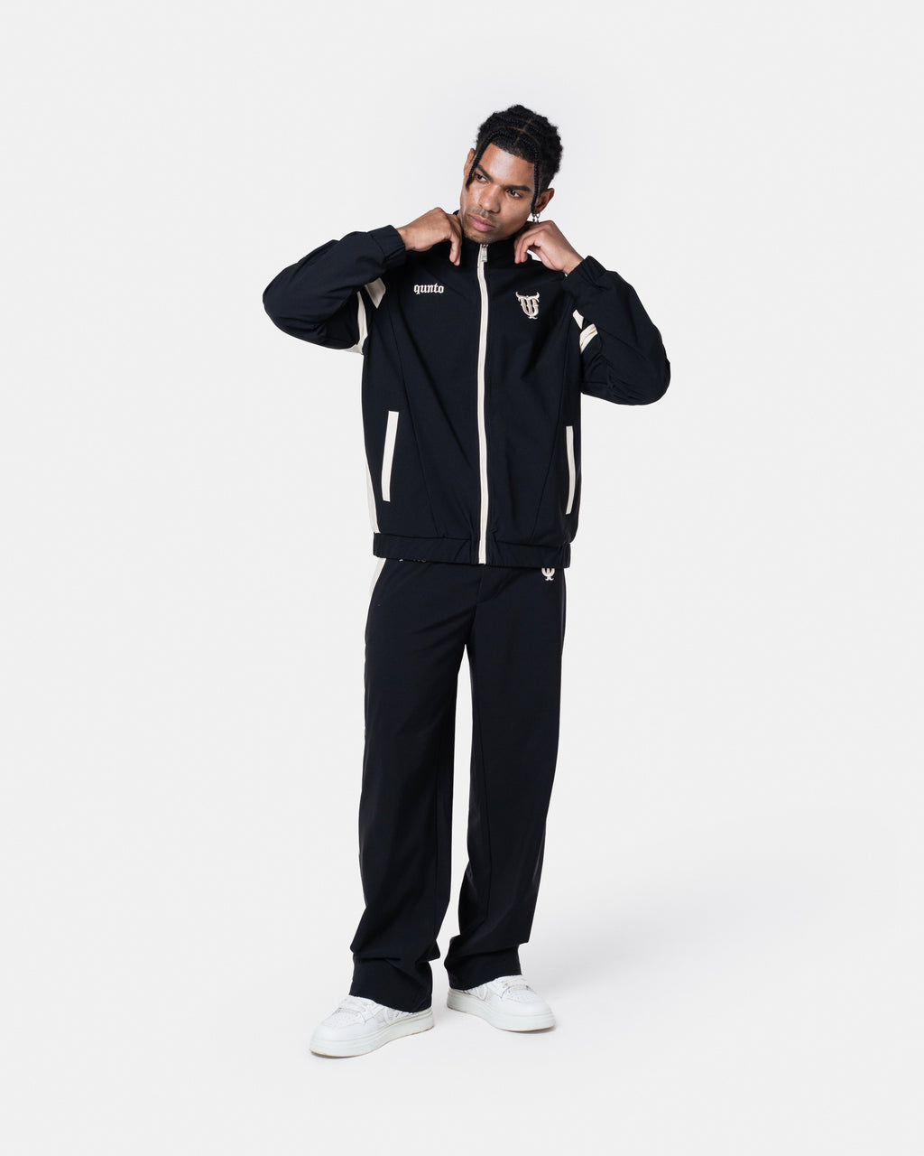 VINTAGE TRACK PANTS BLACK