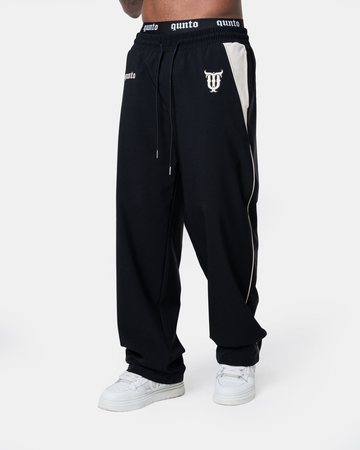 VINTAGE TRACK PANTS BLACK