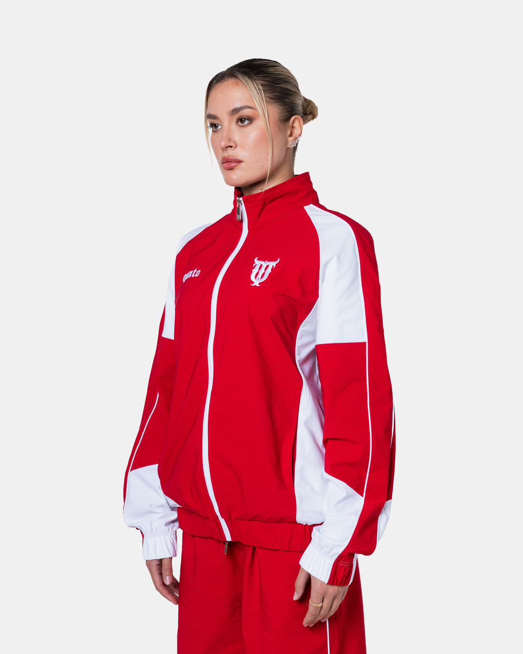 VINTAGE TRACK JACKET RED