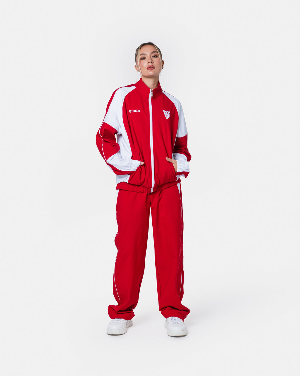 VINTAGE TRACK JACKET RED