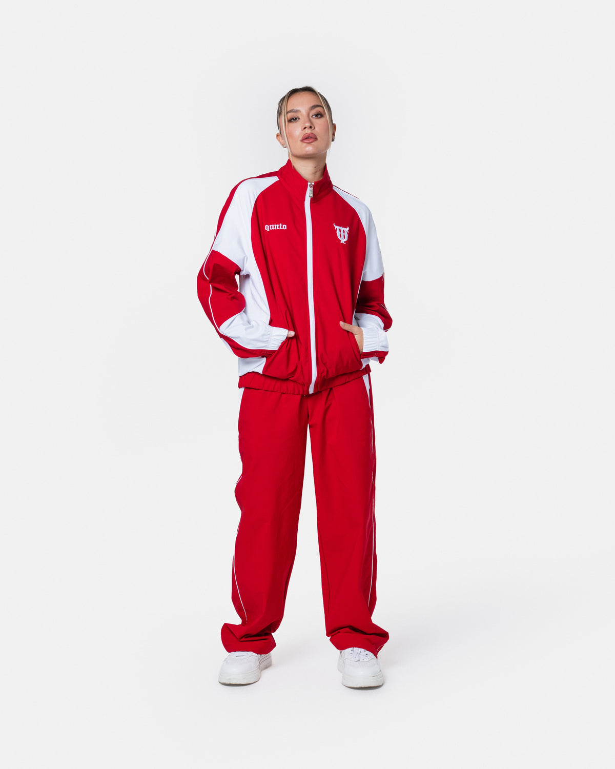 VINTAGE TRACK JACKET RED