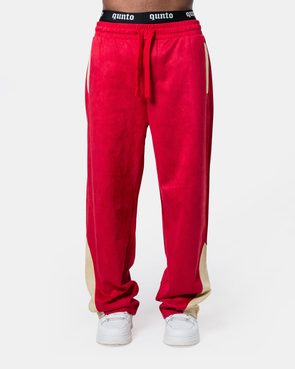 RED TRACK PANTS