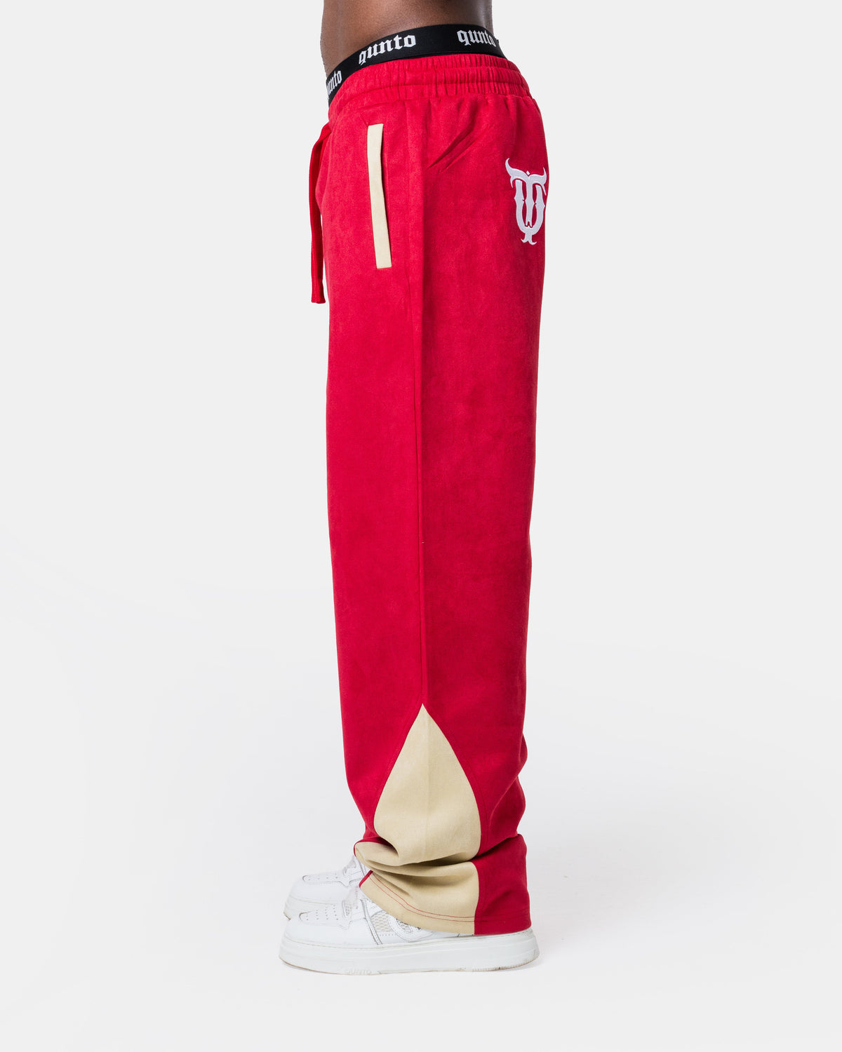 RED TRACK PANTS