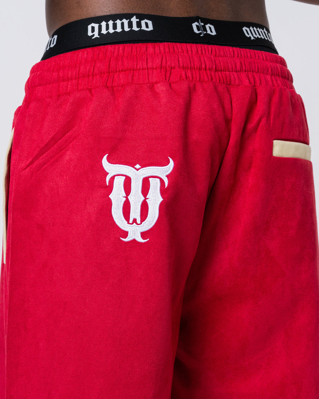 RED TRACK PANTS