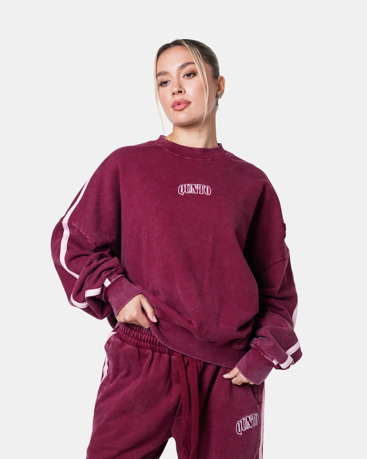 PIPES SWEATER RED