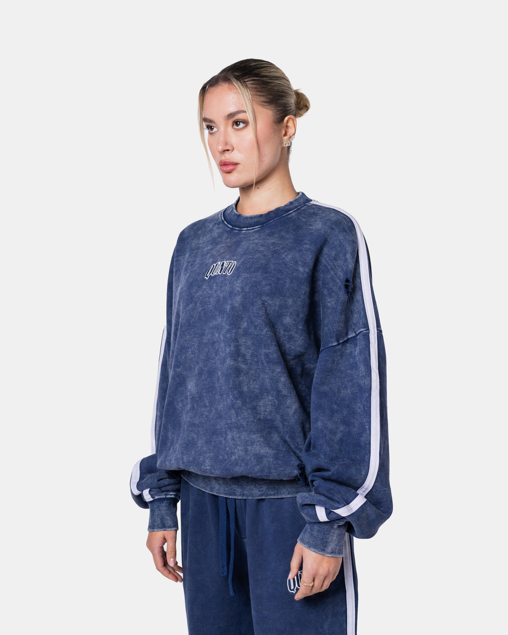 PIPES SWEATER BLUE