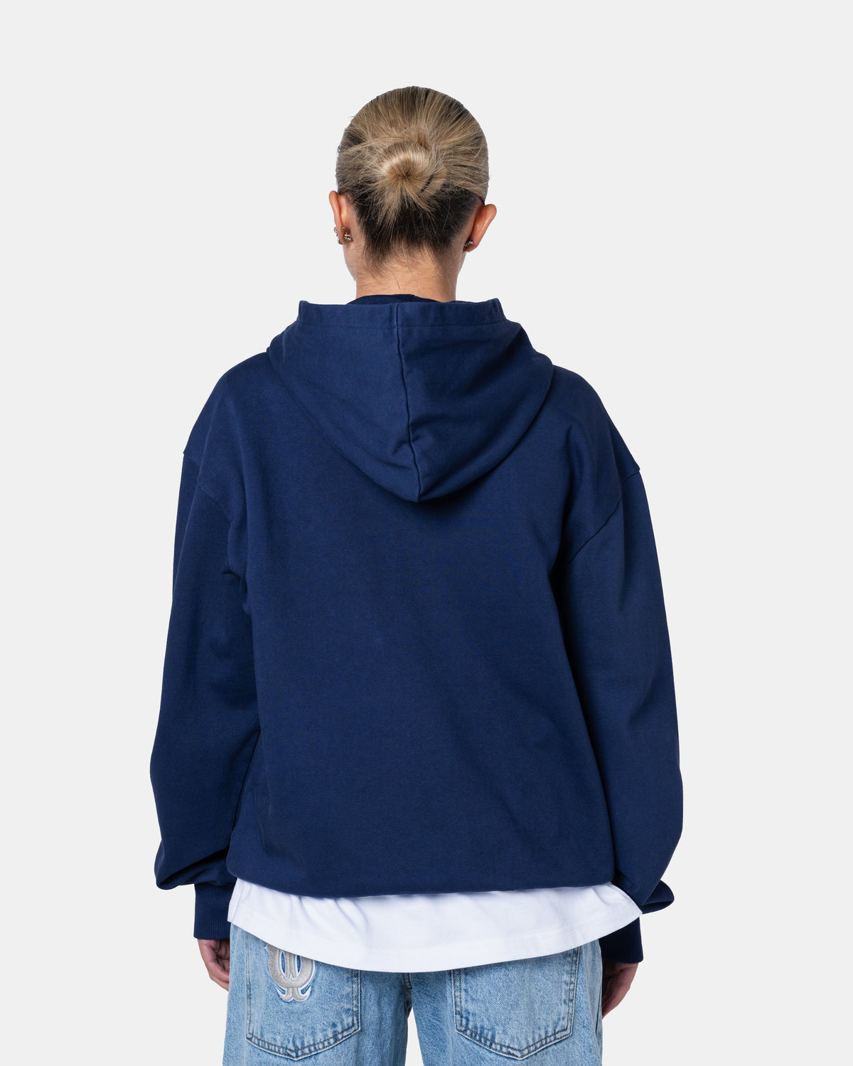 Classic Zip Hoodie Blue