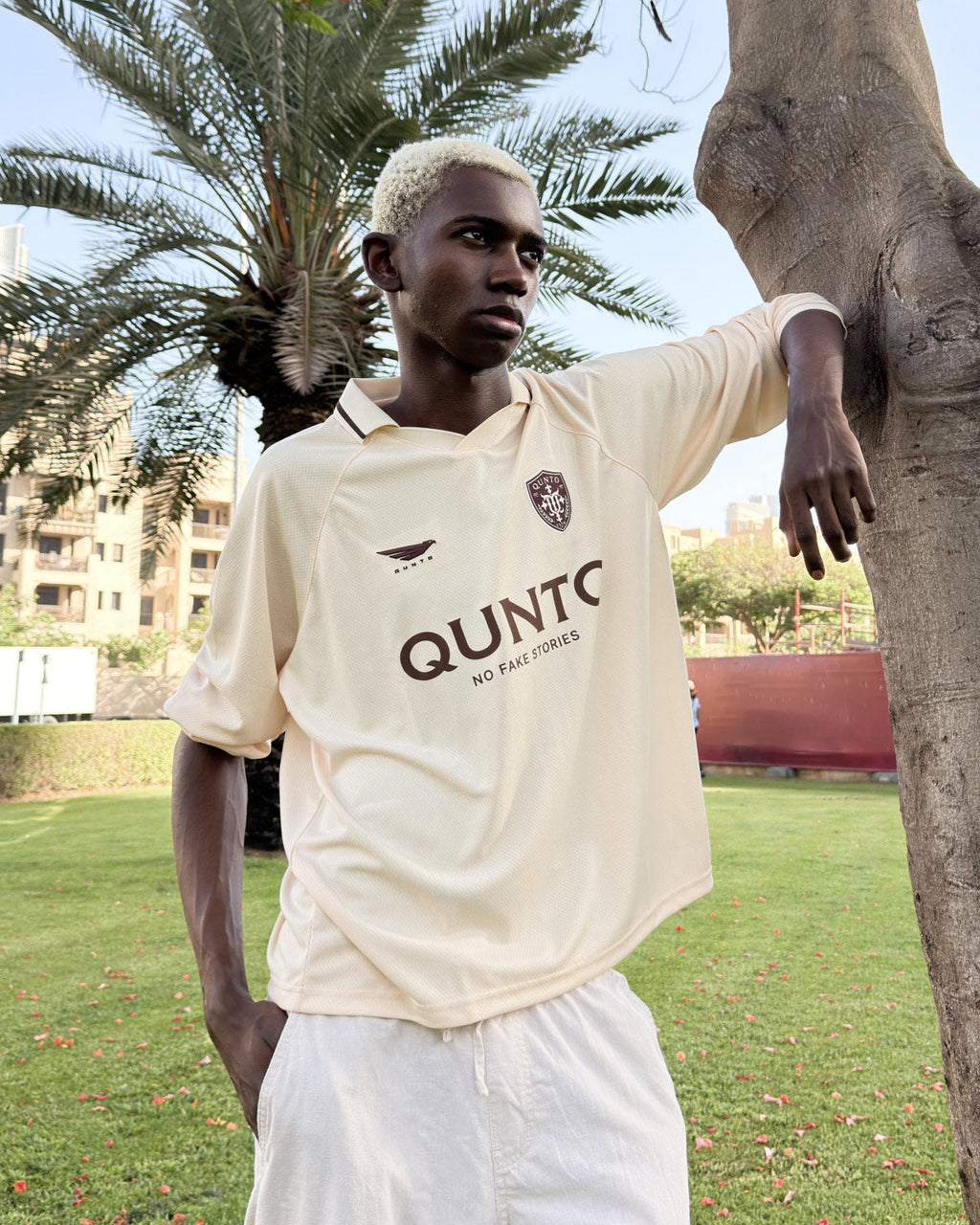 QUNTO Jersey Long Sleeve Cream