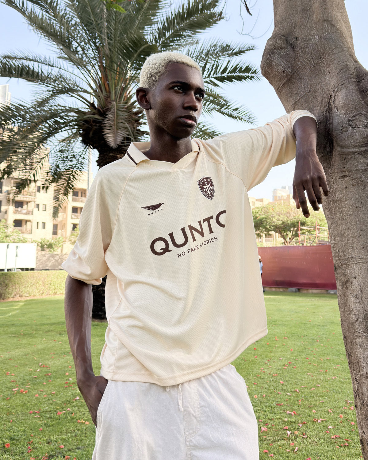 QUNTO Jersey Long Sleeve Cream